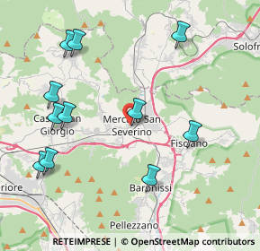 Mappa Via Trento, 84085 Mercato San Severino SA, Italia (4.94455)