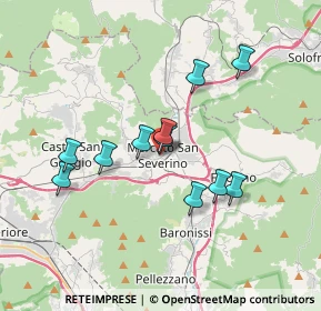 Mappa Via Trento, 84085 Mercato San Severino SA, Italia (3.33455)