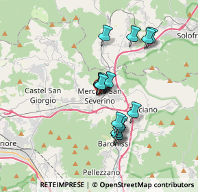 Mappa Via Trieste, 84085 Mercato San Severino SA, Italia (3.06)