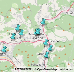 Mappa Via Trieste, 84085 Mercato San Severino SA, Italia (4.02273)