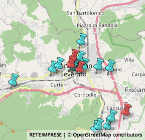 Mappa Via Trieste, 84085 Mercato San Severino SA, Italia (2.071)