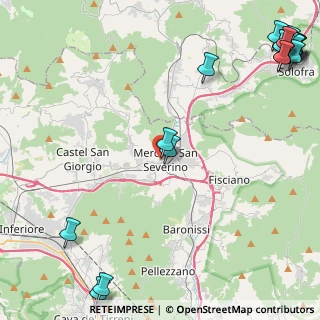 Mappa Via Tenente Falco, 84085 Mercato San Severino SA, Italia (7.925)