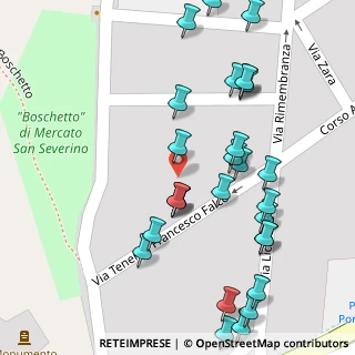 Mappa Via Tenente Falco, 84085 Mercato San Severino SA, Italia (0.06786)