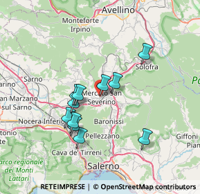 Mappa Via Rosario Livatino, 84085 Mercato San Severino SA, Italia (6.42364)