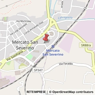 Mappa Via Ferrovia,  23, 84085 Mercato San Severino, Salerno (Campania)
