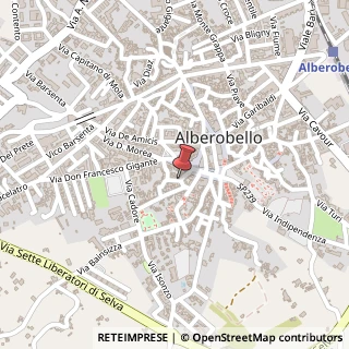 Mappa Via Monte Santo, 13, 70011 Alberobello, Bari (Puglia)