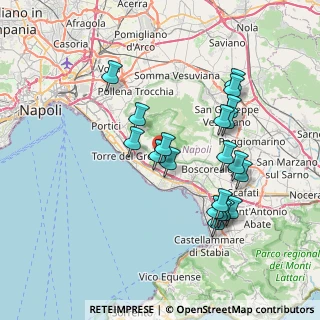 Mappa Via Cappella degli Orefici, 80059 Torre del Greco NA, Italia (7.6995)