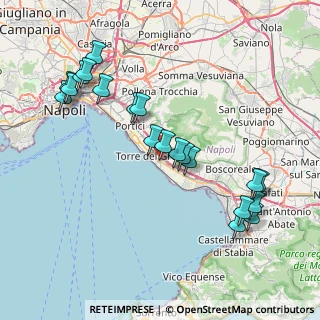 Mappa Via Poggio Sant'Antonio, 80059 Torre del Greco NA, Italia (8.9545)