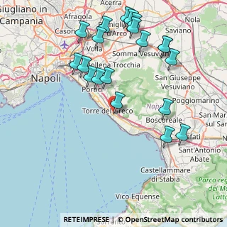 Mappa Via Poggio Sant'Antonio, 80059 Torre del Greco NA, Italia (9.8335)