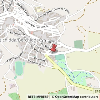 Mappa Via Dei Campi, 07022 Berchidda, Sassari (Sardegna)