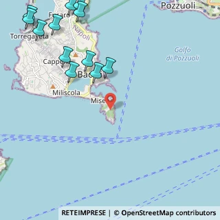 Mappa Via Faro, 80070 Bacoli NA, Italia (3.30833)