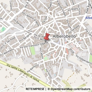 Mappa Via Don Francesco Gigante, 13, 70011 Alberobello, Bari (Puglia)