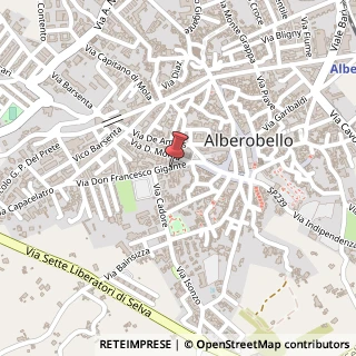 Mappa Via Don Francesco Gigante, 18, 70011 Alberobello, Bari (Puglia)