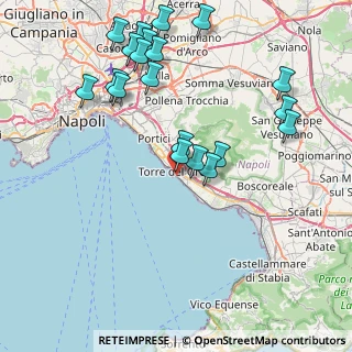 Mappa Via Agostinella, 80059 Torre del Greco NA, Italia (9.6475)