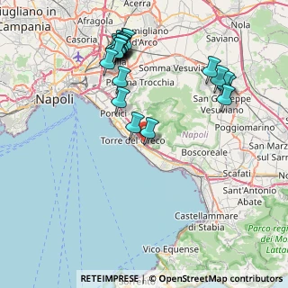 Mappa Via del Lavoro, 80059 Torre del Greco NA, Italia (9.5855)