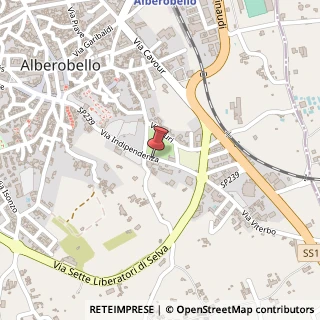 Mappa Via Indipendenza, numero 39, 70011 Alberobello, Bari (Puglia)