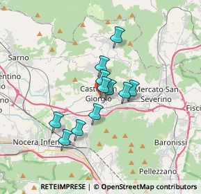 Mappa Via dottore pietro, 84083 Castel San Giorgio SA, Italia (2.59273)