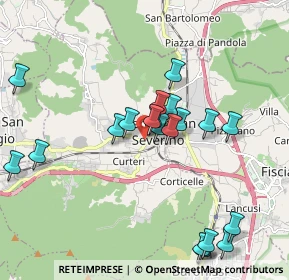Mappa Via S. Vincenzo, 84085 Mercato San Severino SA, Italia (2.0945)