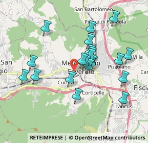 Mappa Via S. Vincenzo, 84085 Mercato San Severino SA, Italia (1.8555)