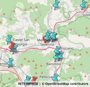 Mappa Via S. Vincenzo, 84085 Mercato San Severino SA, Italia (5.57)