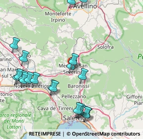 Mappa Via S. Vincenzo, 84085 Mercato San Severino SA, Italia (10.465)