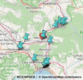 Mappa Via S. Vincenzo, 84085 Mercato San Severino SA, Italia (8.9025)