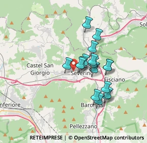 Mappa 84085 Mercato San Severino SA, Italia (3.03412)