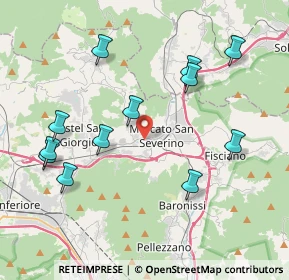 Mappa 84085 Mercato San Severino SA, Italia (4.6325)