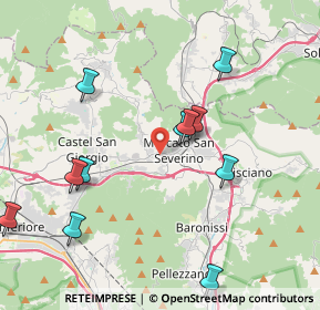 Mappa 84085 Mercato San Severino SA, Italia (4.66818)