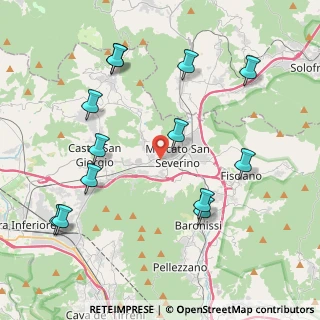 Mappa 84085 Mercato San Severino SA, Italia (5.00615)