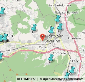 Mappa 84085 Mercato San Severino SA, Italia (3.685)