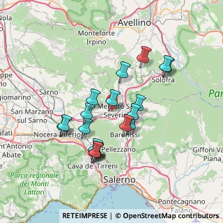 Mappa 84085 Mercato San Severino SA, Italia (6.89842)