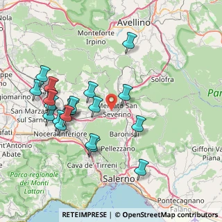 Mappa 84085 Mercato San Severino SA, Italia (8.7025)