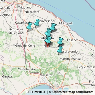 Mappa Estens.di Via G. Pastore, 70015 Noci BA, Italia (8.716)
