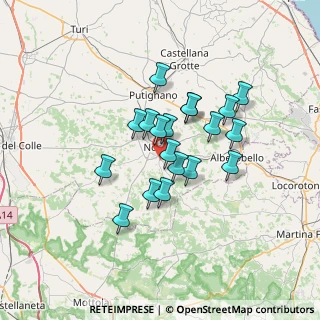 Mappa Estens.di Via G. Pastore, 70015 Noci BA, Italia (5.63526)