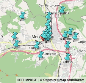 Mappa Via Aldo Moro, 84085 Mercato San Severino SA, Italia (1.6965)