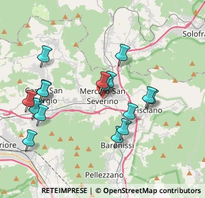 Mappa Via Aldo Moro, 84085 Mercato San Severino SA, Italia (4.005)