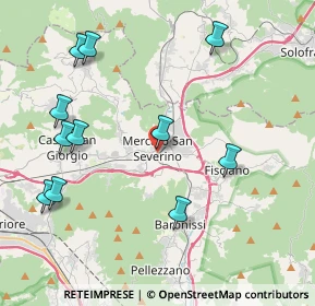 Mappa Via Aldo Moro, 84085 Mercato San Severino SA, Italia (5.01818)