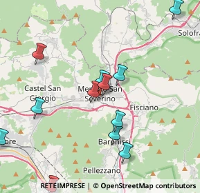 Mappa Via Aldo Moro, 84085 Mercato San Severino SA, Italia (4.69167)