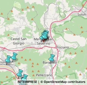 Mappa Via Aldo Moro, 84085 Mercato San Severino SA, Italia (6.25765)