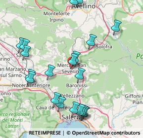 Mappa Via Aldo Moro, 84085 Mercato San Severino SA, Italia (9.85)