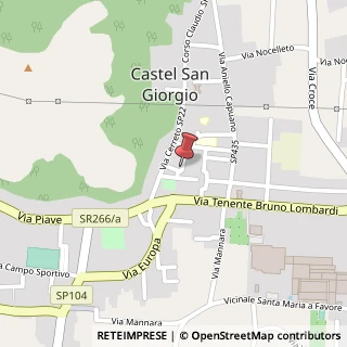 Mappa Via Francesco Iannello, 9, 84083 Castel San Giorgio, Salerno (Campania)