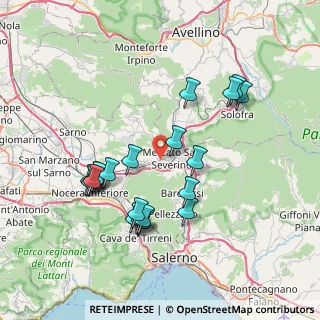 Mappa Via Michele Prisco, 84085 Mercato San Severino SA, Italia (8.017)