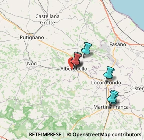 Mappa Via Bainsizza, 70011 Alberobello BA, Italia (5.78727)