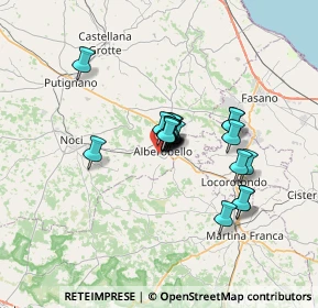 Mappa Via Bainsizza, 70011 Alberobello BA, Italia (4.842)