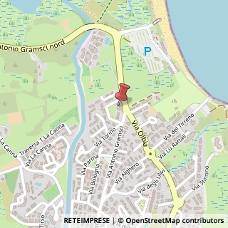 Mappa Via Antonio Gramsci, 8, 08020 San Teodoro, Messina (Sicilia)