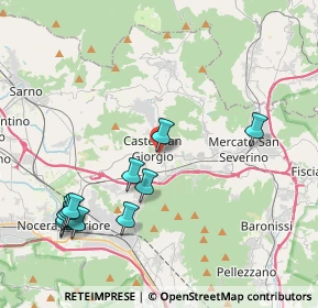 Mappa Via della Monica Giuseppe, 84083 Castel San Giorgio SA, Italia (4.93909)