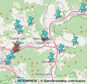 Mappa SP 24a, 84085 Mercato San Severino SA (6.12684)