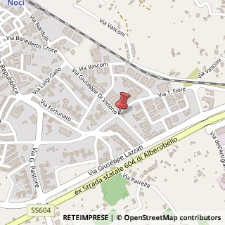 Mappa Via Tommaso Fiore, 4, 70015 Noci, Bari (Puglia)