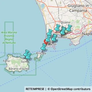 Mappa Via Giovanni da Procida, 80070 Monte di Procida NA, Italia (5.905)